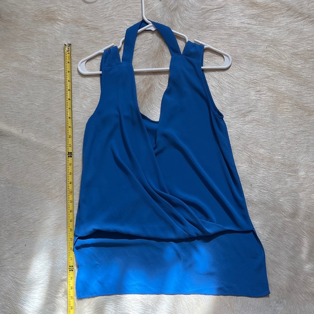 Blue Sleeveless Top
